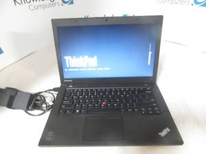 lot 12 image: Lenovo&nbspThinkPad T440&nbspIntel(R) Core(TM) i5-4300U CPU  1.90GHz 8GB RAM&nbsp128GB HD 16GB HD wAC Adapter 