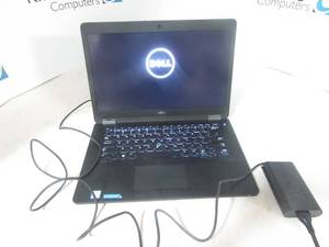 lot 26 image: Latitude E7470&nbspINTEL(R) CORE(TM) I5-6300U CPU  2.40GHZ 8GB RAM 256 GB HD wAC Adapter 