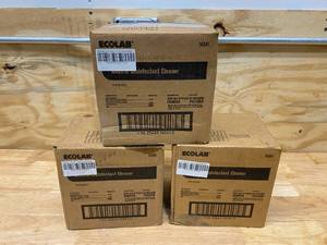 lot 85 image: ECOLAB Lot of 3 Cases of-  Neutral Liquid Disinfectant Cleaner, 1.3L, Red 2Case