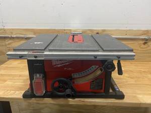 lot 52 image: MILWAUKEE M18 FUEL 8-14 Table Saw with ONE-KEY