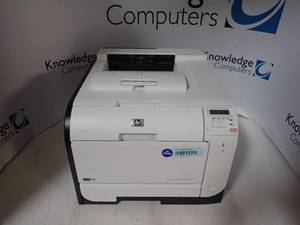 lot 24 image: HP LaserJet Pro 400 Color M451nw Home Printer (includes power and printer cable)