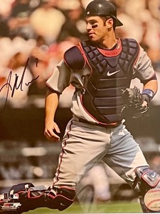 Framed Autographed Photo of Joe Mauer of the Minnesota Twins