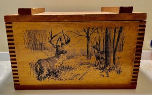 Deer Themed Wooden Box