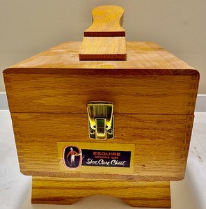 Shoe Hine Box with Accessories
