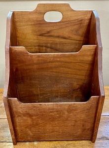 Wooden Magazine Rack