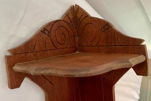 Wooden Corner Shelf