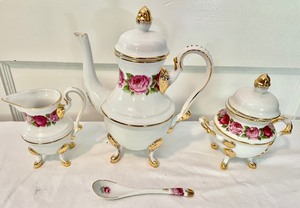 Rose Patterned Tea Service