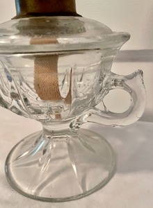 Oil Lamp with a Handle