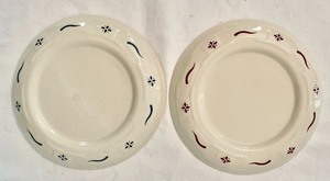 Longaberger Candle Plates and Soap Dishes