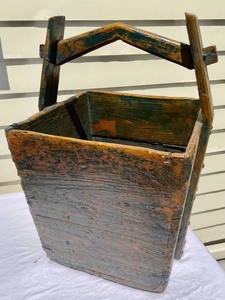 Vintage Wooden Basket