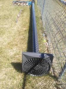 20 ft. LED Light Pole & LED light. Working when removed.