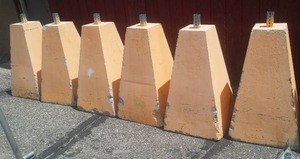 Cement Parking Posts (6)