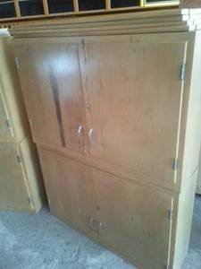 2 Door Cabinet with shelves (2)