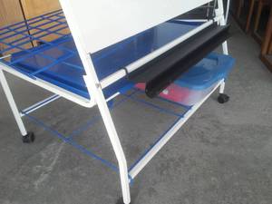 White Board Cart on Wheels.