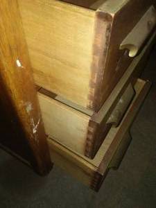 Vintage Wood Desk.