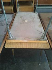 Tables with Laminate tops and adjustable legs (2