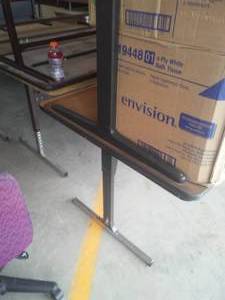 Tables with adjustable legs (2).