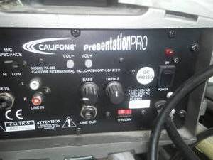 Califone PA System, all in one, Model PA 300.