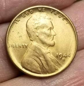 lot 14 image: 1944-S US WHEAT CENT BU-UNC RED