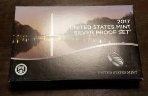 lot 41-A image: 2017 US SILVER PROOF SET IN ORIGINAL PACKAGING