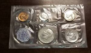 lot 34-A image: 1964 US PROOF SET IN ORIGINAL PACKAGING