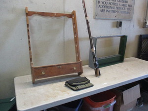 lot 46 image: Fishing rods-Holders-Tackle Bag