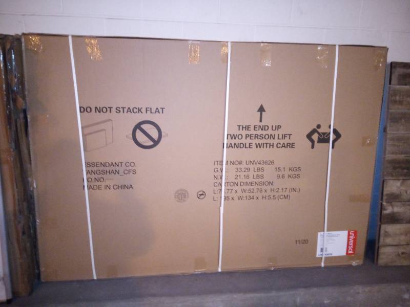 48 High x 72 Wide Erasable Melamine Marker Boards Anodized Aluminum, Includes Mounting Kit