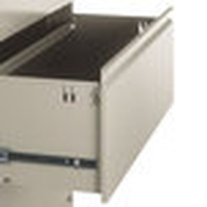 HON 700 Series 42 in. W x 19-14 in. D Putty 4-Drawer Lateral File
