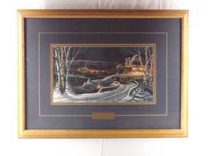 Wood Framed Terry Redlin Family Traditions