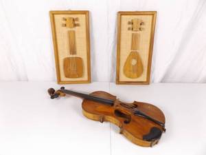 Wood Stringed Instrument Wall Hanging Montage