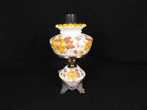 Vintage WORKING Hedco Gone With The Wind Hurricane Lamp