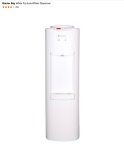 GLACIER BAY White Top Load Water Dispenser. See Pictures