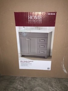 Home Decorators Collection Thornbriar 36 in. W x 21 in. D Bathroom Vanity Cabinet in Cement. See Pictures