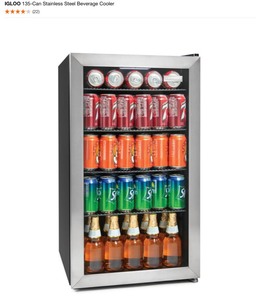 IGLOO 135-Can Stainless Steel Beverage Cooler. See Pictures