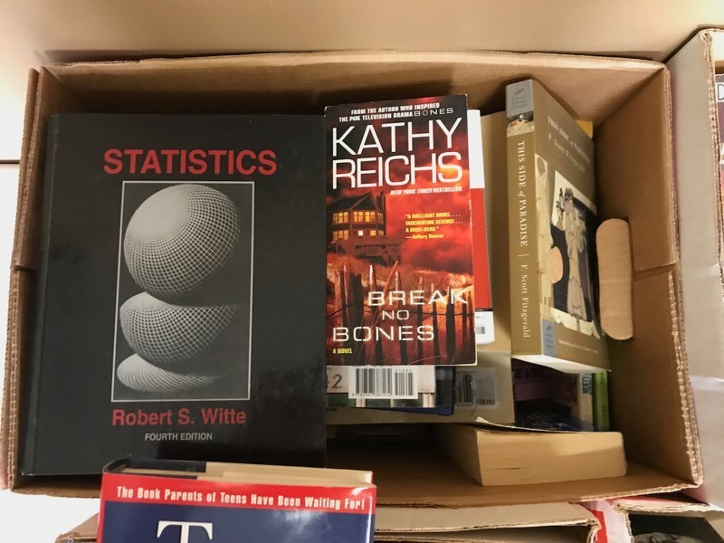 7 Boxes of Used Books
