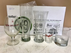 Collectable Beer Glasses Box #6