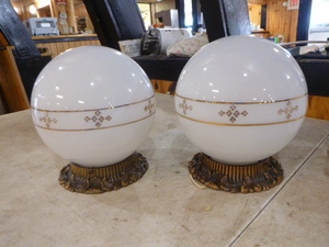 2 Vintage Ceiling Lights