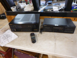 Pioneer Multi-Channel Receiver and Double Cassette Deck