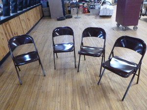 4 Folding Chairs