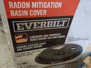 lot 212 image: Radon Mitigation basin cover...