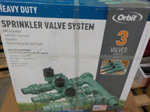 lot 214 image: 3 Orbit sprinkler valve systems...