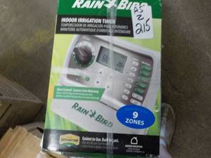 lot 215 image: Rain Bird irrigation timers...