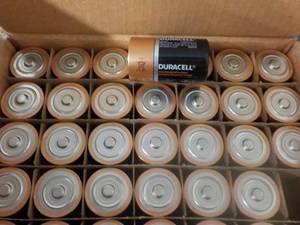 lot 253 image: 28 Duracell size D batteries...