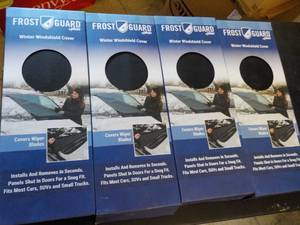 lot 281 image: 4 Frost Guard plus winter windshiel...