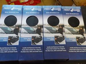 lot 282 image: 4 Frost Guard plus winter windshiel...