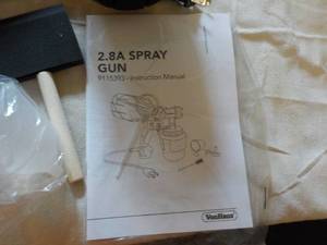 lot 288 image: Von Haus Spray Gun and Painting clo...