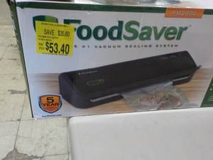 lot 291 image: food saver and bags...