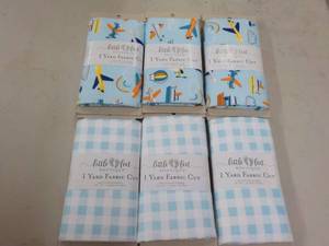 lot 360 image: 6 1 yard fabric cuts...