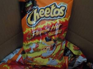 lot 367 image: 2 cases Cheetos Flamin Hot Snacks ...