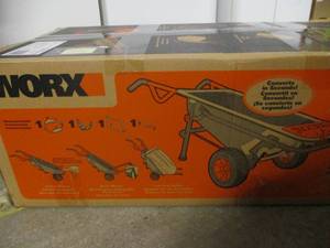 lot 2 image: WORX Aerocart all-purpose wheelbarr...